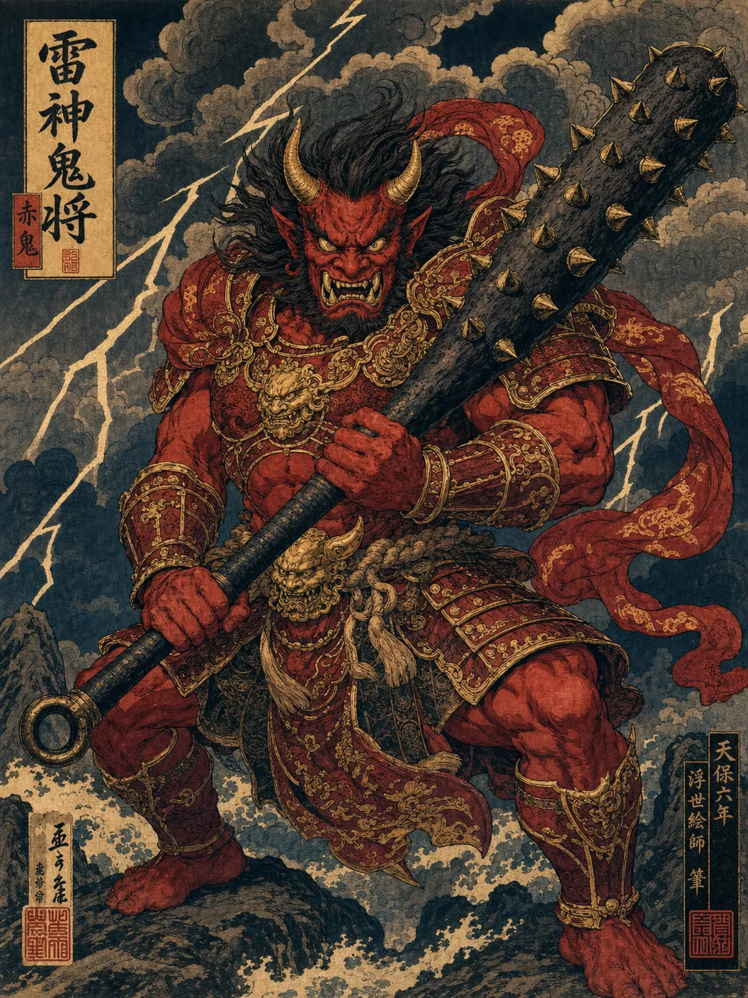 社区画作 - 雷神鬼将